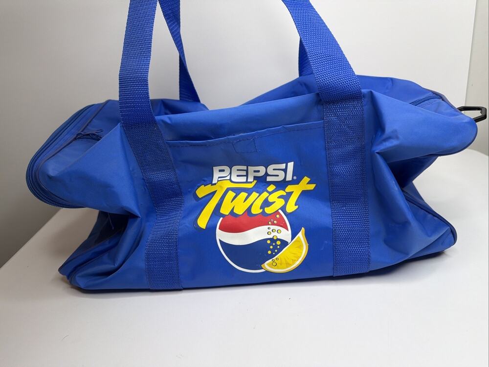 Vintage Pepsi Twist Handled Duffle Bag Sports Gym Bag Rare Advertising Bag RARE